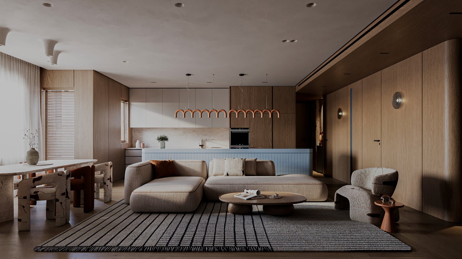 Minimal interior scene